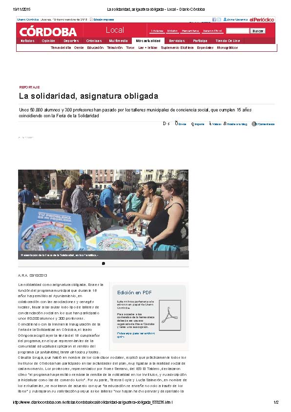 solidaridad asignatura obligada-Local-Diario-Cordoba Pagina 1